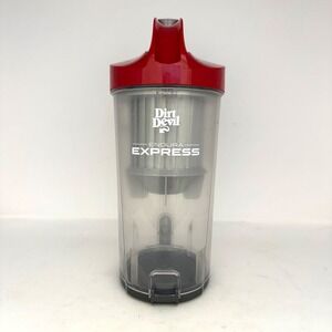 Dirt Devil Endura Express UD70171 Replacement Dirt Cup Canister Red Clear